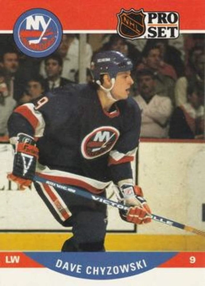 #483 Dave Chyzowski - New York Islanders - 1990-91 Pro Set Hockey - Image 1 of 1