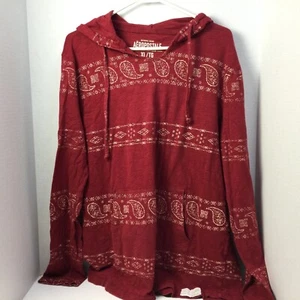 Aeropostale Woman's Hoodie leaf print and front hand pocket. XL - Picture 1 of 3