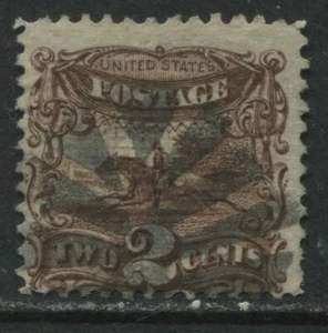 United States 1869 2 cents Pony Express used  - Picture 1 of 1