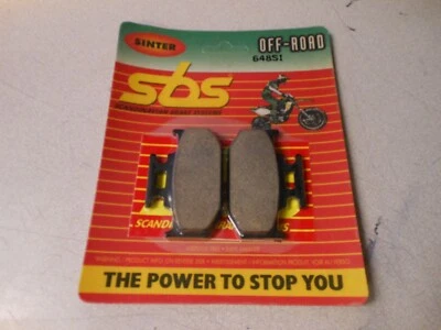Pastillas de freno traseras SBS nuevas para: Suzuki 1995 RM125 Yamaha 1996-1997 YZ125 648SI Foto 1 de 3