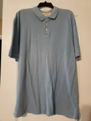 Sun River Men's Baby Blue Polo Shirt Size Large Short Sleeve - Image 1 of 3