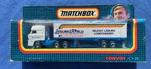 1987 Matchbox Convoy CY-25 DAF Box Truck Leisure world 1:75 Die-cast model Boxed - Picture 1 of 2