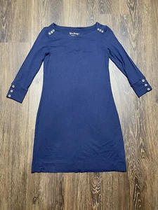 Lilly Pulitzer Sophie Dress in True Navy Women’s Size XXS 3/4 Sleeve - Picture 1 of 11