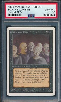 Unlimited Scathe Zombies PSA 10 Graded Magic MTG (3374) - Image 1 of 3
