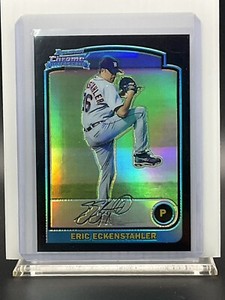 2003 (TIGERS) Bowman Chrome Blue Refractors #208 Eric Eckenstahler
