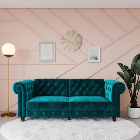 Felix Chesterfield Coil Sofa Futon Cover
