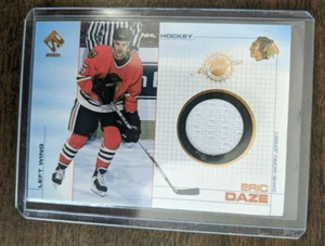 2001-02 Pacific Private Stock Authentic Materials Eric Daze Chicago Blackhawks - Picture 1 of 1