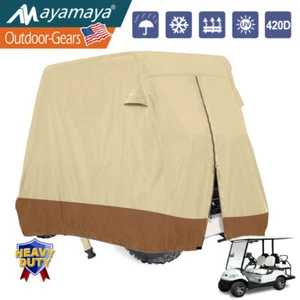 Waterproof Golf Cart Cover 4 Passengers UV Protector for EZ GO Club Car Yamaha - Picture 1 of 8