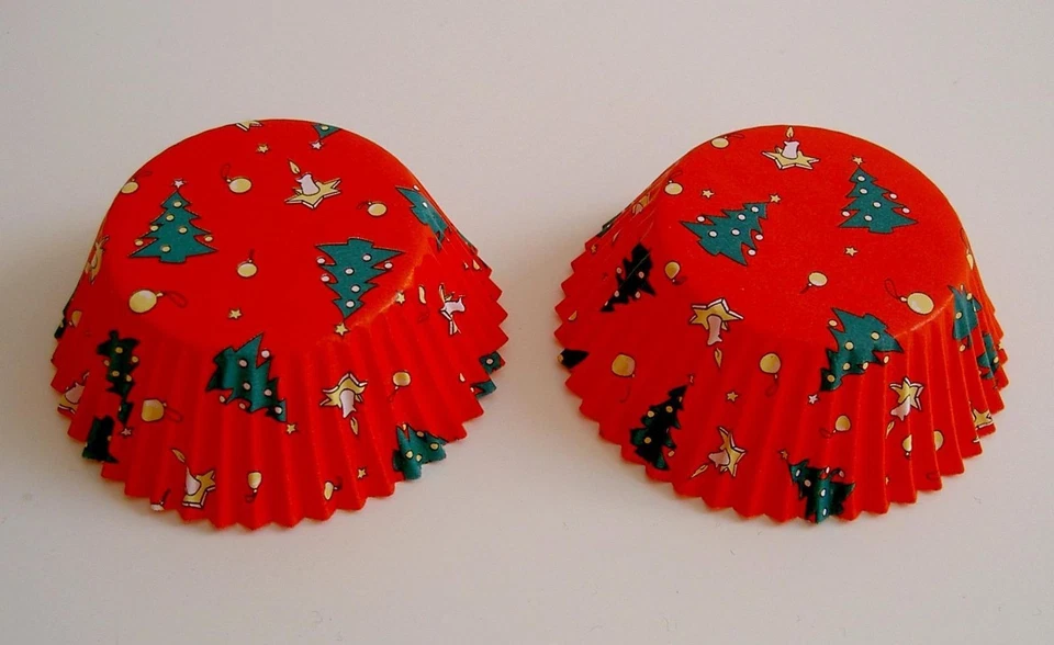 Muffin-Papierbackförmchen "TANNENBAUM" maxi - 50 Stück - Bild 1 von 1