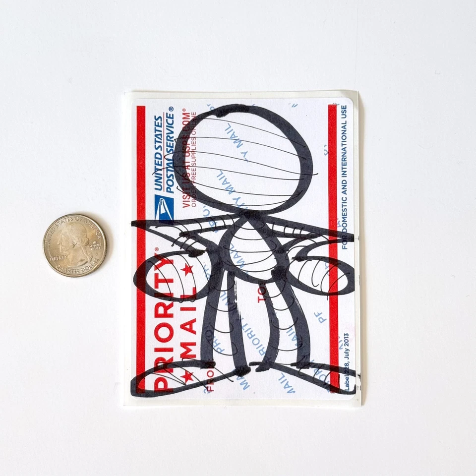 Vintage MUSK 228 Label Sticker - Neckface MQ Street Art Graffiti UFO Obey Giant - Image 1 of 1