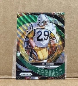 2024 Panini Prizm - Portals Eric Dickerson #4 Green Wave Prizm - Picture 1 of 2