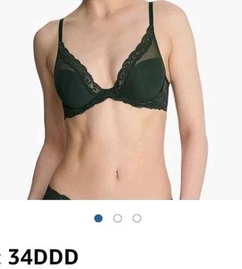 Natori Feathers Style #730023 Gr. 34DDD Bügel-BH dunkelwaldgrün  - Bild 1 von 5