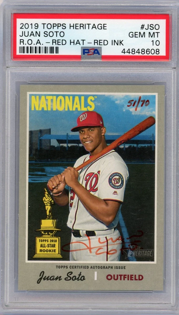 その他 Juan Soto auto psa10 topps Juan Soto 10 Graded Baseball Sports Trading Cards & Accessories