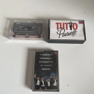 PAVAROTTI - Opera - Classical Music Audio Casette Tape Bundle Of 3 - See Photos - Picture 1 of 5