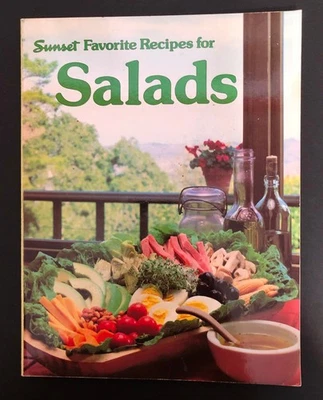 Sunset любимые рецепты для салатов - 1979 салат поваренная книга винтажный Бесплатная доставка - Изображение 1 из 3