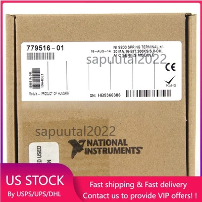 US Free TAX New NI 779516-01 Analog Current Input Module. - Image 1 of 4
