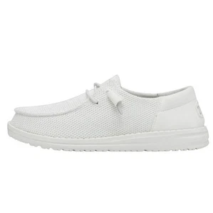 Hey Dude Wendy Funk Mono Women's Casual Shoes, White, W9 - Picture 1 of 5