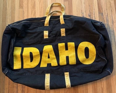 Bolso de lona King’s Canvas Of Green Bay Wisc 1950’s/60’s con plantilla Idaho Foto 1 de 4