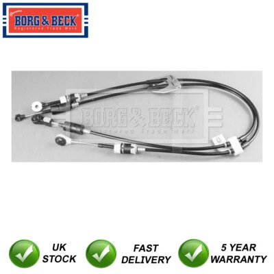 Gear Selector Cable Borg & Beck Fits Ford Fiesta 2010-2012 1.4 dCi 1.6 - Image 1 of 4