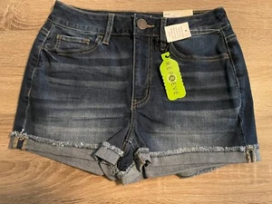 New So Jean Cotton Blend Stretch 2.5" Inseam High Rise Curvy Shortie Size 5/27W - Picture 1 of 6