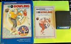 Intellivision Bowling by Mattel Electronics w box + manual Cleaned Tested