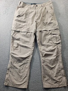 Pantalones cortos convertibles Eastern Mountain Sports cargo para mujer 8 beige senderismo - Imagen 1 de 16