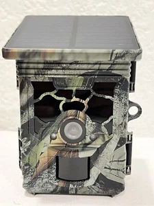 New-open Box Solar Trail Camera, 4K 46MP WiFi Bluetooth Camera, IP66 Waterproof - Picture 1 of 8