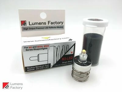 LUMENS FACTORY Drop-in LED Assembly (1 Mode) for Surefire M3 M500 M900 M961 M962, Nichia 4000K