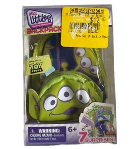 SHOPKINS REAL LITTLES MINI BACKPACK DISNEY SERIES 1 TOY STORY ALIEN - Picture 1 of 8