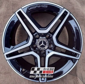 CERCHI IN LEGA MERCEDES CLASSE A B CLA 1X 18" ORIGINALI AMG TAGLIO DIAMANTATO NERO S559DCB - Foto 1 di 1