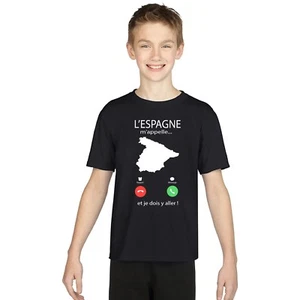 T-shirt ENFANT GARÇON L'ESPAGNE M'APPELLE... - Picture 1 of 4