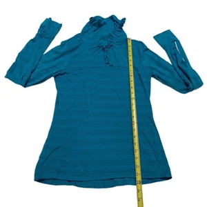 Mondetta Blue Pullover Yoga Jacket Small Turquoise Activewear - Picture 1 of 9