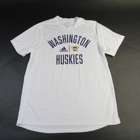 Washington Huskies adidas Creator Short Sleeve Shirt Men's White Used Cover
