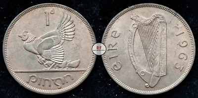 Ireland 1963 | Irish 1d | One Penny | KM.11 | UNC - Image 1 of 2