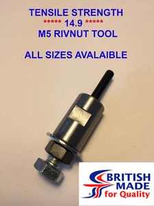 M5 Engineer Heavy Duty High Tensile * 14.9 * Rivnut Insert Tool Nutsert **UK** - Picture 1 of 4