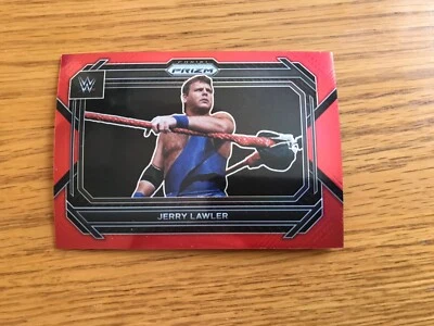 2023 Panini Prizm WWE Jerry Lawler red prizm #’d 033/299 - Image 1 of 2