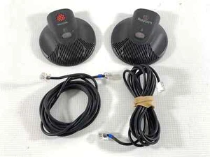 Lote de 2 Micrófonos Extendidos Polycom SoundStation 2 con Cables 2201-07155-605 - Imagen 1 de 1