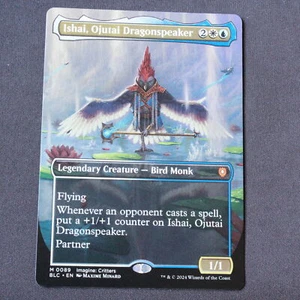 Ishai, Ojutai Dragonspeaker (sin fronteras) 89 casi nuevo MTG Commander: Bloomburrow Mythic - Imagen 1 de 2