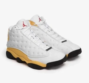 Nike Air Jordan 13 Retro Del Sol White Yellow 414571-167 Mens Size 13 Deadstock - Picture 1 of 8