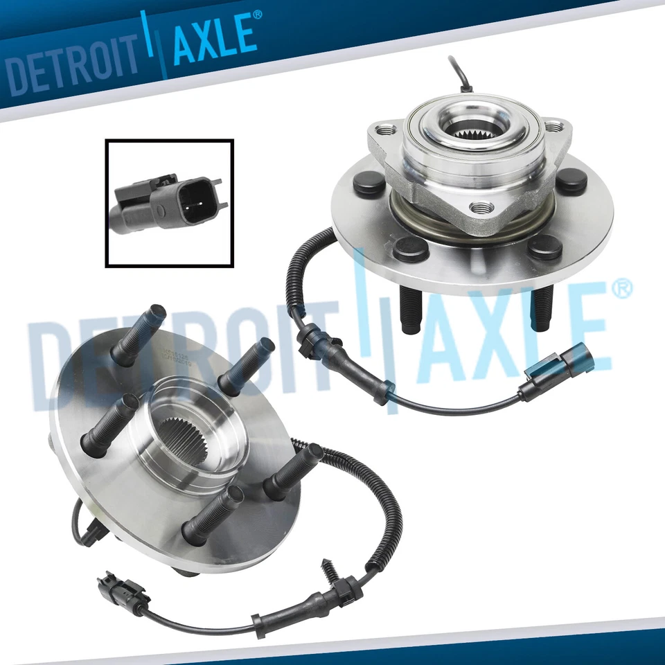 Pair Front Left Right Wheel Bearings and Hub Assembly for Dodge RAM 1500 w/ ABS - Image 1 of 4