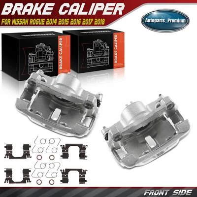 2x Front Left & Right Brake Calipers for Nissan Rogue 14-20 Rogue Sport 17-22 - Image 1 of 4