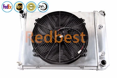 3 Row Alu Radiator&Shroud&Fan For 1990 GMC V3500/V1500 Suburban/V2500 Suburban - Image 1 of 4