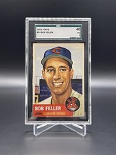 1953 Topps Bob Feller #54 SGC 3 VG Cleveland Indians