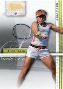 2007 ACE TENNIS STRAIGHT SETS AUSTRALIA NICOLE PRATT #58/99 #30