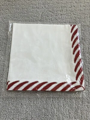 Juego de 4 servilletas blancas menta MacKenzie-Childs Foto 1 de 2