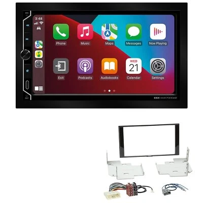 ESX Autoradio Apple CarPlay Android für Nissan Note ab 2013 Klavierlack schwarz - Bild 1 von 4