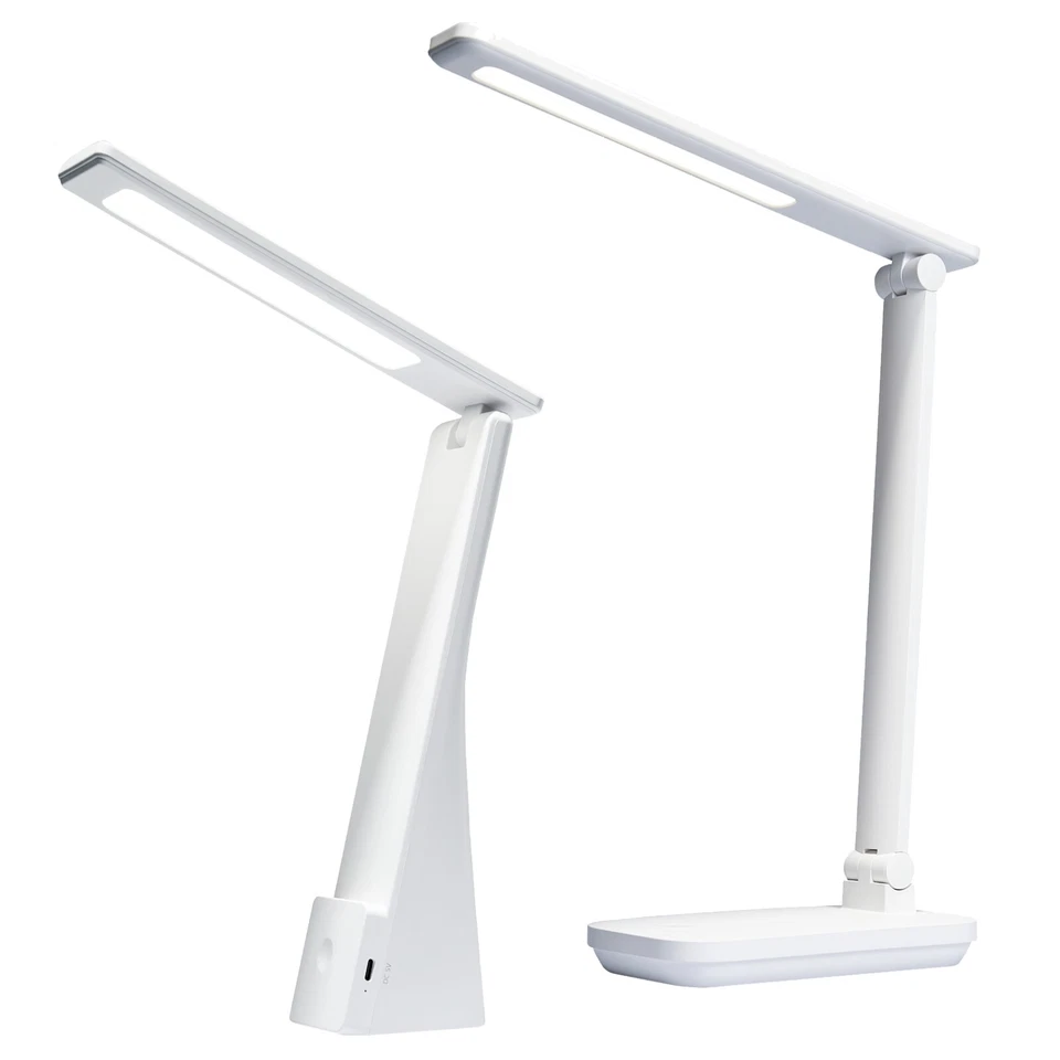 touch AKKU Led Schreibtisch-Leuchte DIMMBAR Schreibtischlampe kabellos, USB-C - Bild 1 von 1