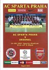 2007/08  Sparta Prague V Arsenal  Uefa Champions League    Unofficial Issue