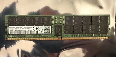 64GB Samsung DDR5 RDIMM M321R8GA0PB0-CWM 2RX4 PC5-5600B Server RAM Memory - Image 1 of 2
