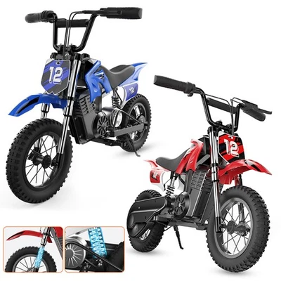 Elektro Dirt Bike Kinder 3-14 Jahren Pocket Bike Cross Bike 350W Motorrad 12Zoll - Bild 1 von 4